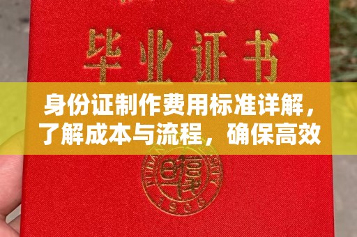 山上身份证制作费用标准详解，了解成本与流程，确保高效办理