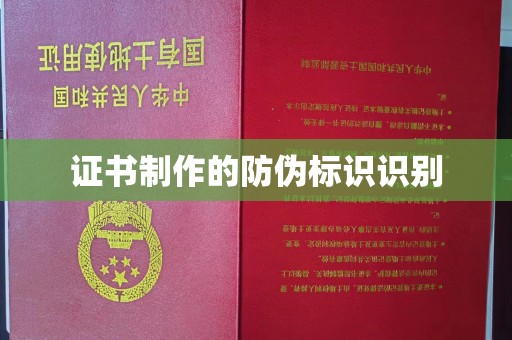 山上证书制作的防伪标识识别