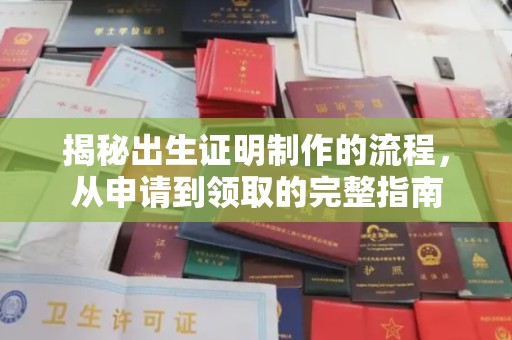 山上揭秘出生证明制作的流程，从申请到领取的完整指南