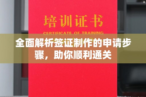 山上全面解析签证制作的申请步骤，助你顺利通关
